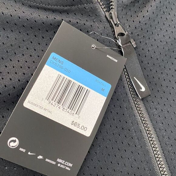 Nike Giannis Mesh Short Sleeve T-Shirt Mens CK6296-010 size Medium New with Tags - Picture 9 of 9